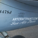 N47SJ Betsy's Biscuit Bomber artcraftpaint.com Sun Air parts acknowledgements.