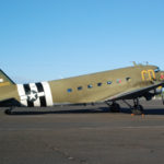 C-47 Betsy's Biscuit Bomber ASC olive drab D-Day invasion stripes May 2019