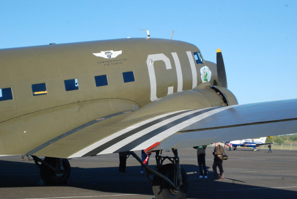 C-53 D-Day Doll N45366 of Commemorative Air Force at Prestwick 24th May 2019 for D-Day Squadron