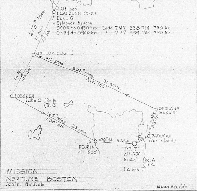 D-Day Operation Overlord flight routing 6th June