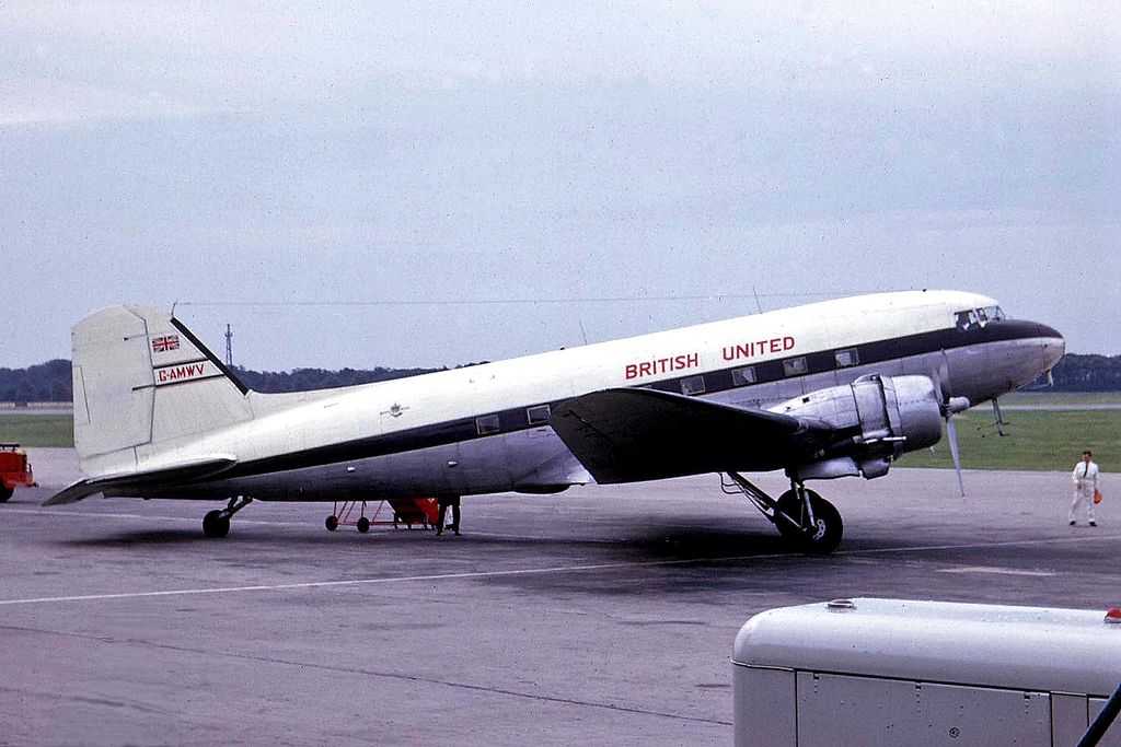 G-AMWV DC-3 British United Liverpool Speke 1964