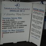 Legend Airways title board for Prestwick display 25th May 2019