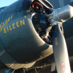 C-47 42-24064 Placid Lassie starboard engine Eager Eileen