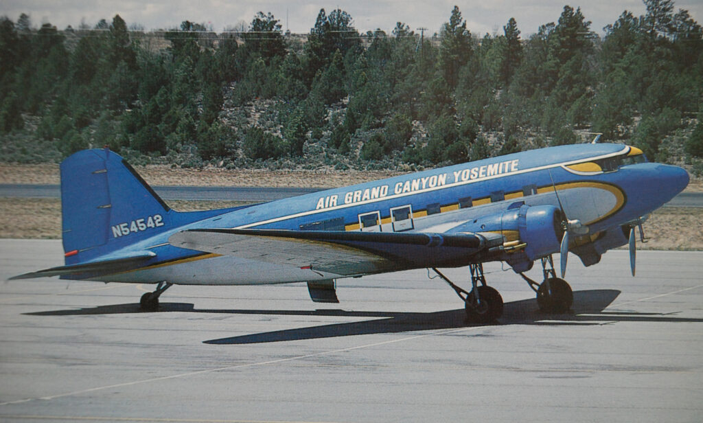 N54542 Air Grand Canyon Yosemite DC-3 Tabitha May