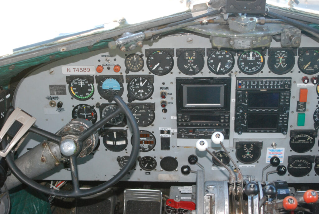 Placid Lassie Pilots instrument panel