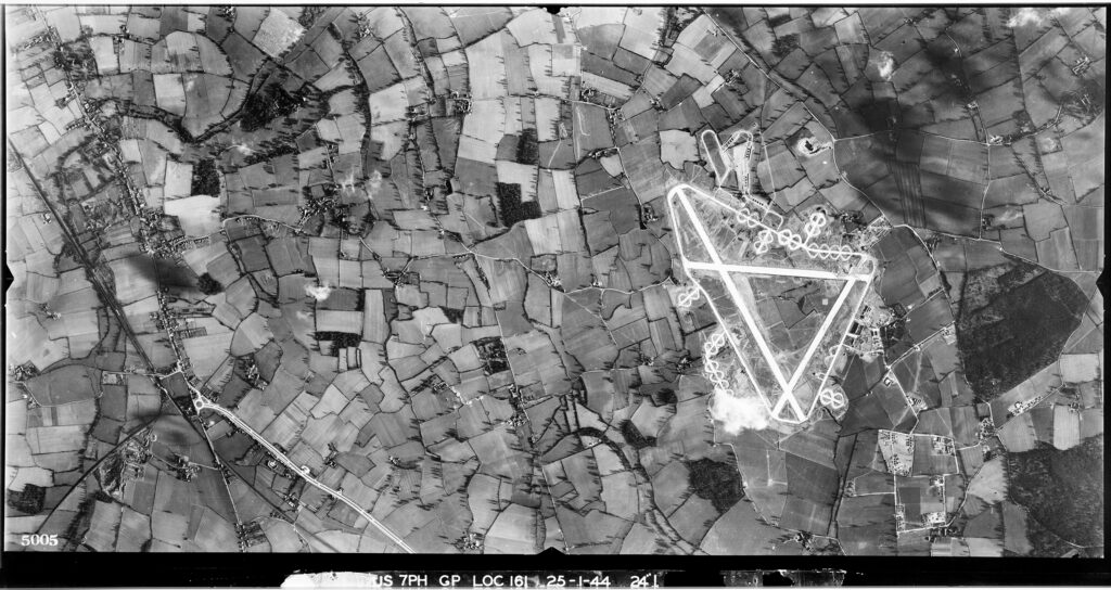 Birch Airfield aerial photo