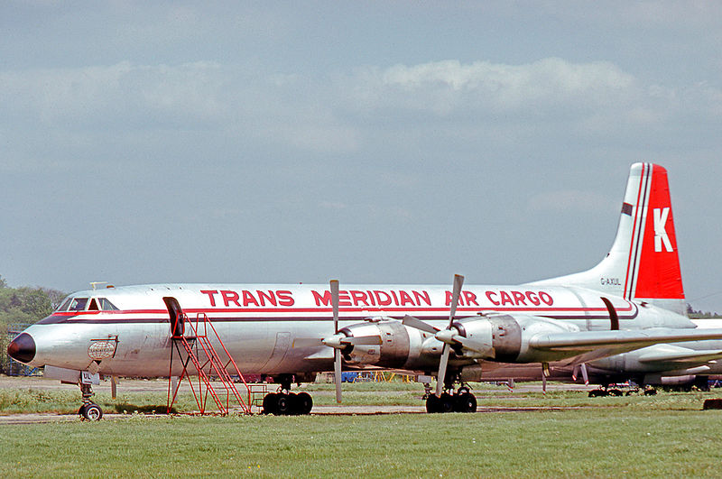 G-AXUL Trans Meridian Air Cargo CL-44D
