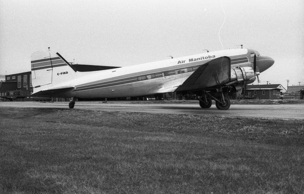 C-FIKD Air Manitoba DC-3 Flabob Express