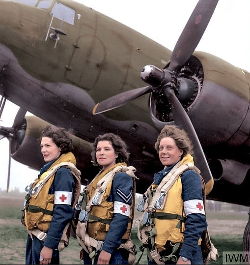 233 Squadron nursing auxiliaries Flying Nightingales