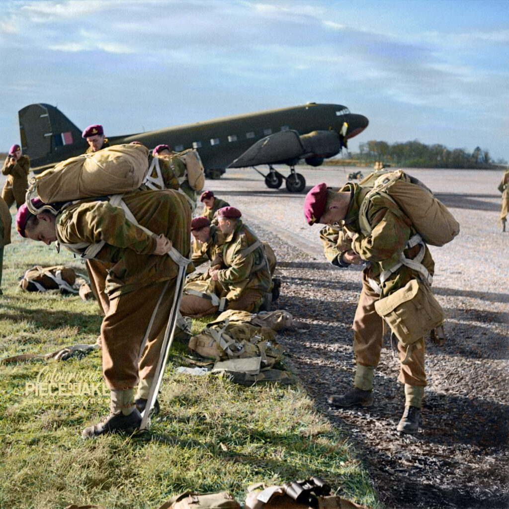 British airborne troops on exercise April 22 1944