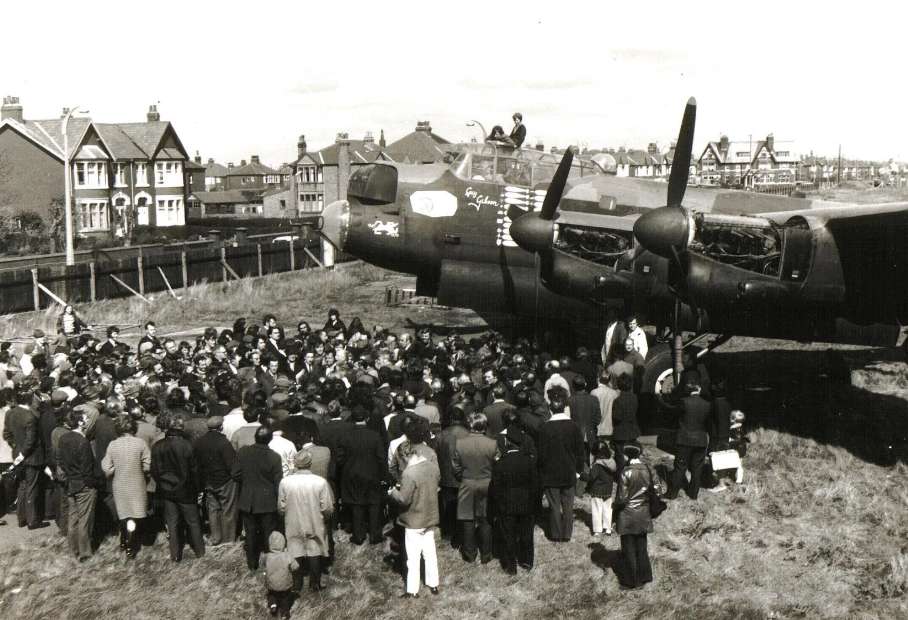 NX611 Blackpool Airport auction 1972