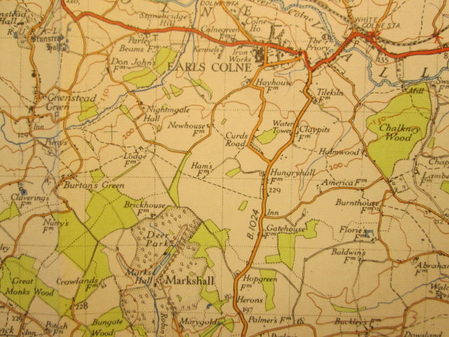 OS Map Earls Colne