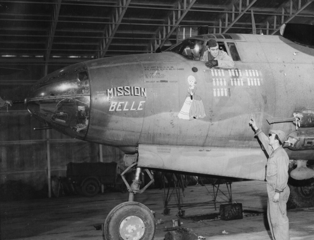 41-34955 Mission belle B-26 323rd Bomb group Earls Colne 1943