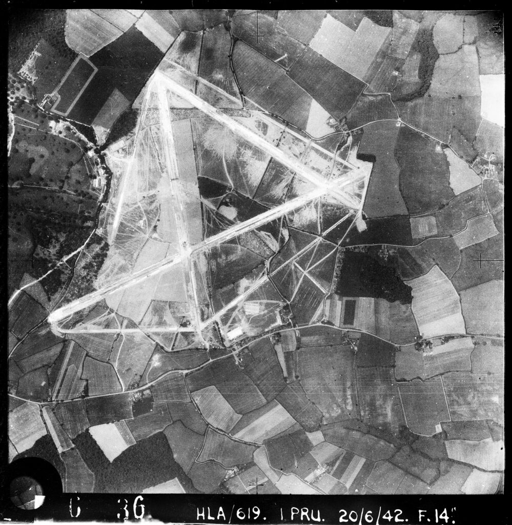 1942 Photo reconnaissance shot earls colne airfield