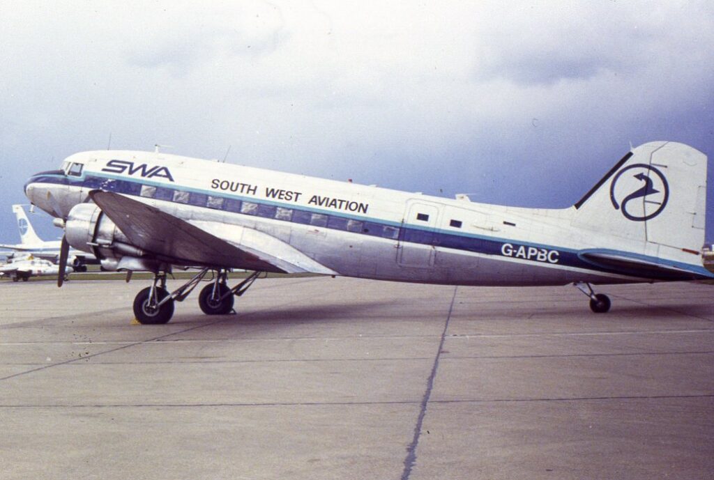 DC-3 C-47 Dakota G-APBC South west Aviation N271SE N300MF