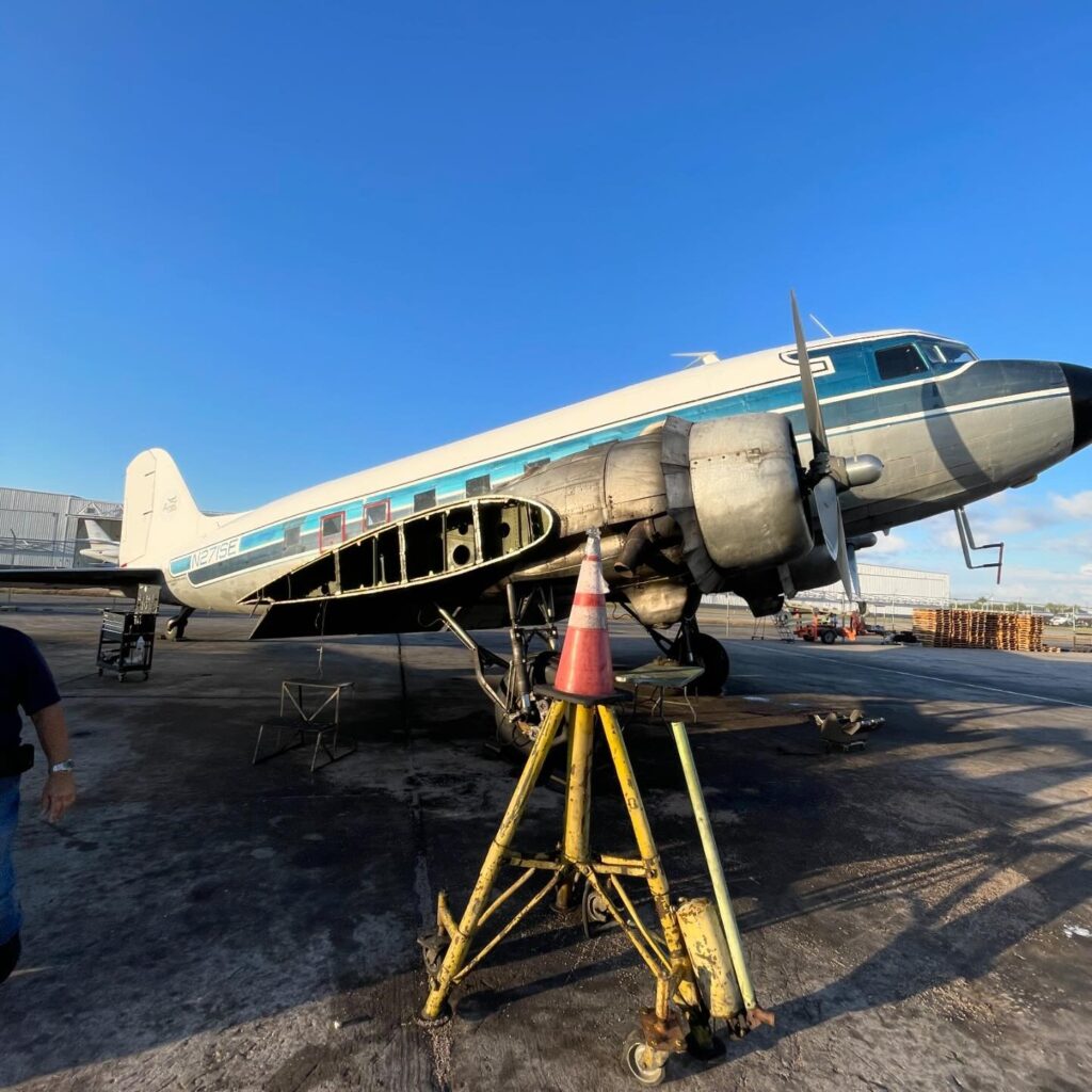 N271SE G-APBC C-47B Florida Air Cargo Opa Locka