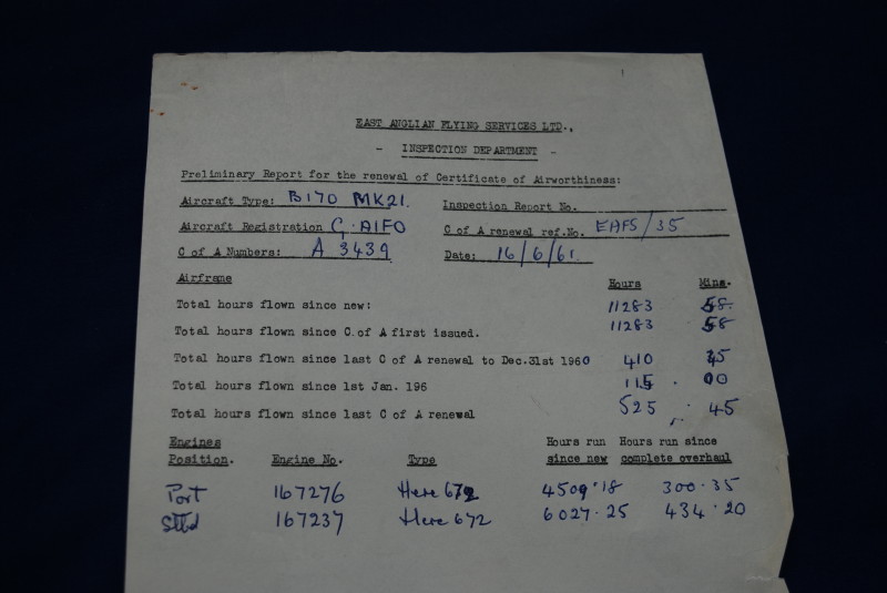 West African Airways Corporation Bristol Freighter VR-NAA