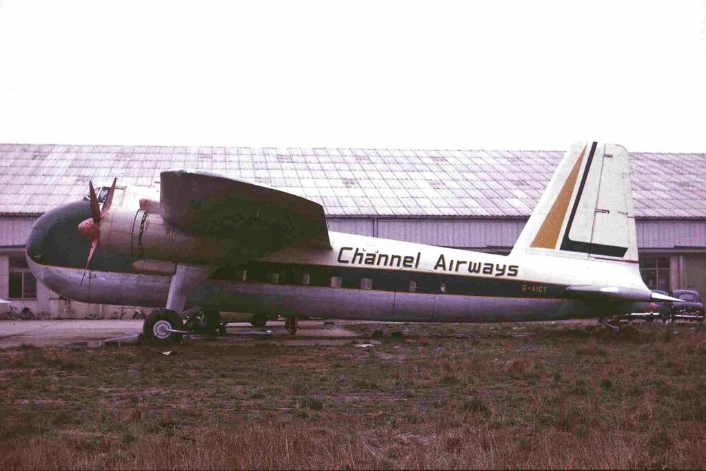 G-AICT Bristol freighter Channel Airways