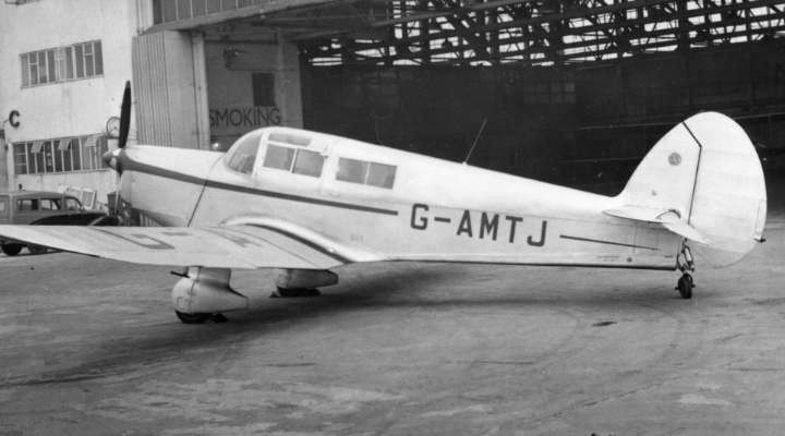 Percival proctor EAFS EAFC Ipswich Channel Airways