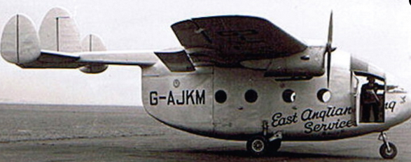 Miles Aerovan G-AJKM East Anglian Flying Services
