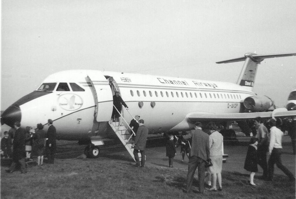 BAC 1-11 G-AVGP Channel Airways 1967 Southend