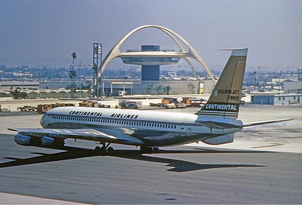 Continental Boeing 707 Los Angeles Channel Airways affinity charter