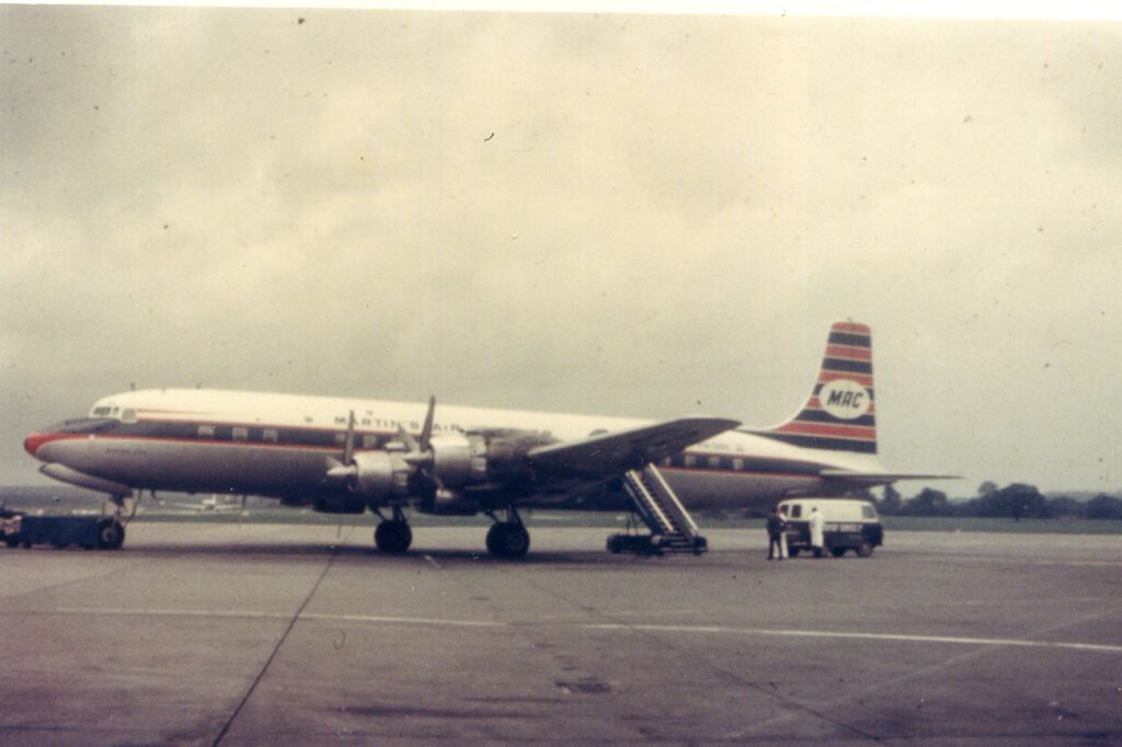 DC-7 PH-DSO with Martinair
