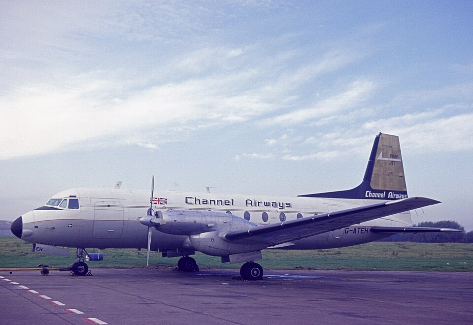 G-ATEH Channel Airways crash Portsmouth