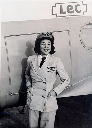 Jackie Moggridge LEC Refrigeration Anson G-AHIB 1957