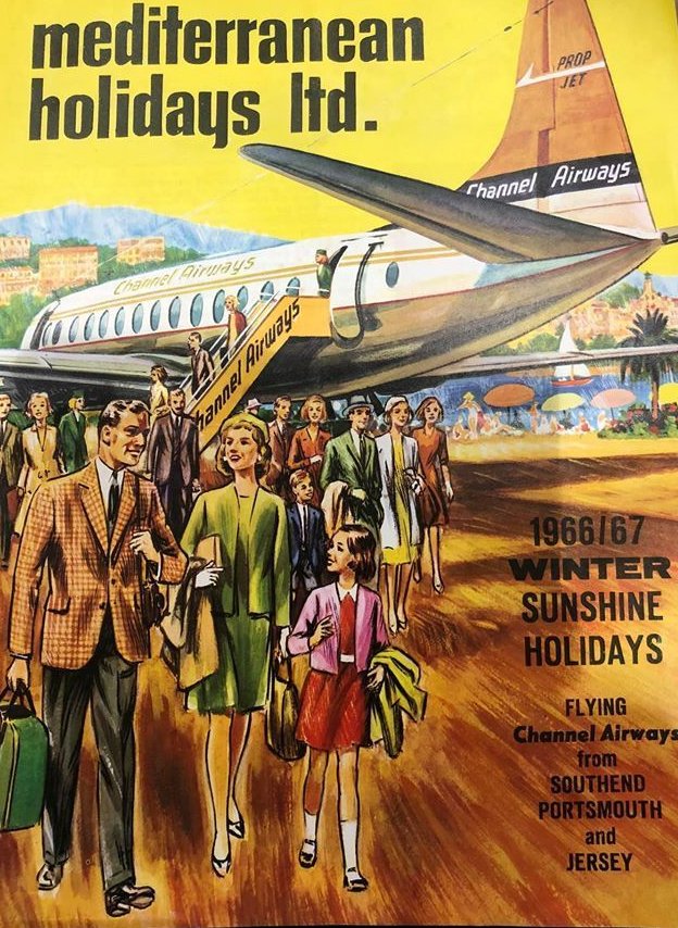 Channel Airways Mediterranean Holidays IT Viscount 812