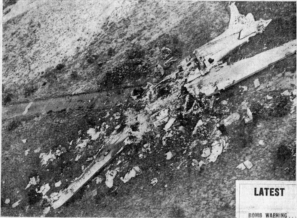G-AGZB Dakota crash St Boniface Down Isle of Wight Channel Airways May 1962