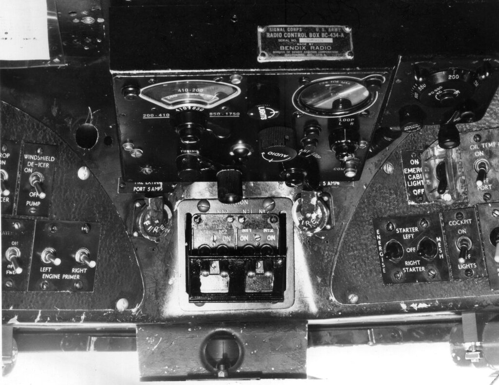 Channel Airways Dakota instrument panel G-AGNK supplied to Ministry of Aviation enquiry into St Boniface Down air crash G-AGZB