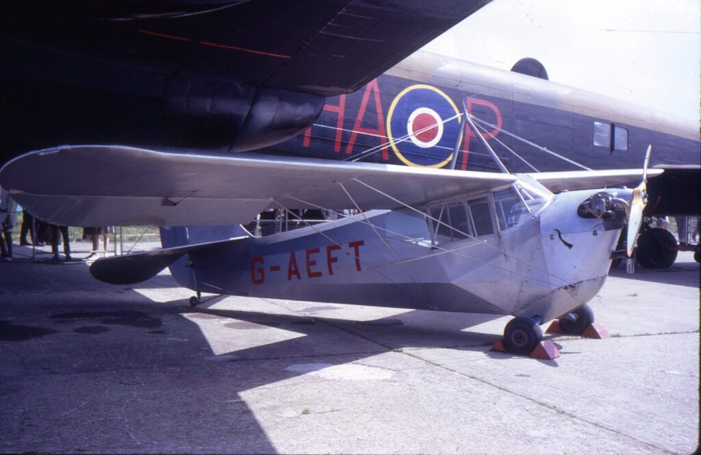 G-ASXX NX611 Lancaster HAPS Biggin Hill 1967 Aeronca G-AEFT