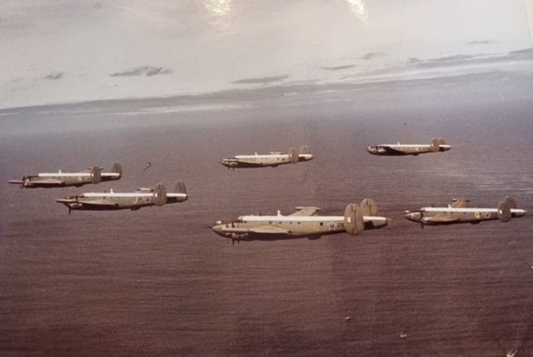 Six strong Shackleton patrol SAAF 35 Squadron