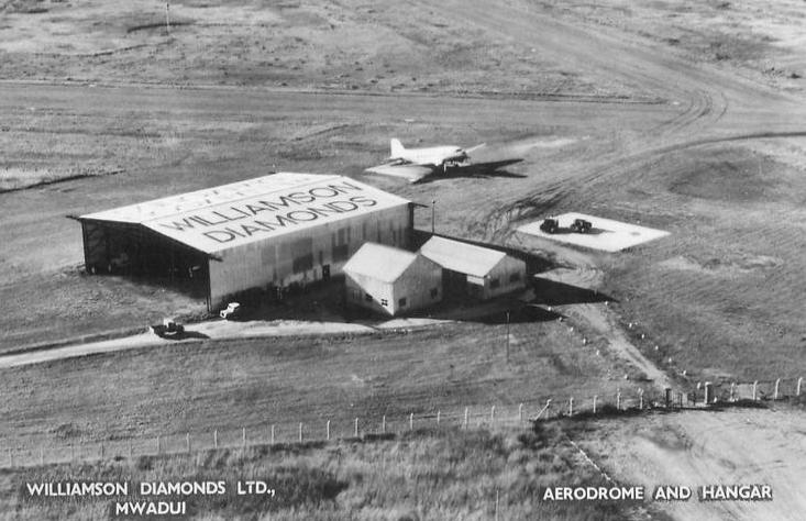 Mwadui airstrip VR-TBT Williamson diamond Mines