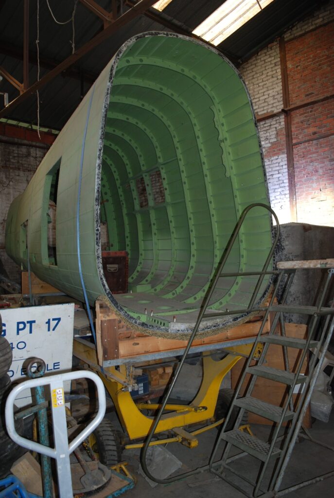 NX664 rear fuselage Le Bourget NX611 Just Jane